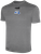 REFEREE BASICS CREW NECK POLY TEE - MSRC LIGHT HEATHER GREY BLACK