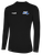 REFEREE BASICS II LONG SLEEVE TRAINING TOP BLACK WHITE - MSRC