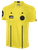 OFFICIAL REFEREE V-NECK SHORT SLEEVE JERSEY - MSRC REFEREE YELLOW BLACK