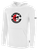 ELITE SA SMALL LOGO BASICS FLEECE HOODIE CENTER CHEST: ELITE SA CREST WHITE BLACK