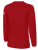 ELITE SA SMALL LOGO BASICS COTTON LONG SLEEVE T-SHIRT CENTER CHEST: ELITE SA CREST RED WHITE