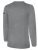 ELITE SA SMALL LOGO BASICS COTTON LONG SLEEVE T-SHIRT CENTER CHEST: ELITE SA CREST LIGHT HEATHER GREY