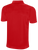 ELITE SA CLASSICS POLY POLO RED WHITE