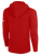 ELITE SA SMALL LOGO BASICS FLEECE HOODIE LEFT CHEST: ELITE SA CREST RED WHITE
