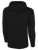 ELITE SA BASICS FLEECE FULL ZIP HOODIE BLACK WHITE