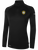 FDB BASICS THERMA FLEECE 1/4 ZIP TOP BLACK WHITE