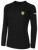 FDB BASICS LONG SLEEVE TEE SHIRT WEARERS LEFT CHEST: FDB CREST BLACK WHITE