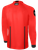 OFFICIAL REFEREE LONG SLEEVE JERSEY WITH ZIPPER REFEREE RED BLACK - NCSRA