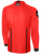 OFFICIAL REFEREE V-NECK LONG SLEEVE JERSEY REFEREE RED BLACK - NCSRA