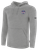 REFEREE COMMITTEE BASICS FLEECE HOODIE LIGHT HEATHER GREY BLACK - NCSRA