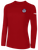 REFEREE COMMITTEE BASICS COTTON LONG SLEEVE TEE SHIRT RED WHITE - NCSRA