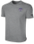 REFEREE COMMITTEE BASICS COTTON SHORT SLEEVE TEE SHIRT LIGHT HEATHER GREY BLACK - NCSRA