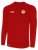 REFEREE BASICS II LONG SLEEVE TRAINING TOP RED WHITE - CSRP