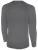 REFEREE BASICS II LONG SLEEVE TRAINING TOP DARK HEATHER GREY WHITE - CSRP