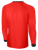 BASICS REFEREE LONG SLEEVE JERSEY REFEREE RED BLACK - CSRP
