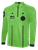 OFFICIAL REFEREE LONG SLEEVE JERSEY  WITH ZIPPER REFEREE GREEN BLACK - KRDC