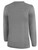 REFEREE BASICS CREW NECK LONG SLEEVE POLY TEE LIGHT HEATHER GREY BLACK - KRDC