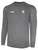 REFEREE BASICS II LONG SLEEVE TRAINING TOP DARK HEATHER GREY WHITE - KRDC