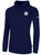 REFEREE  BASICS FLEECE HOODIE NAVY WHITE - KRDC