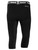 NASA UNITED   BOYS & MEN'S 3/4 PERFORMANCE TIGHTS BLACK