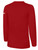 CHAOS FC BASICS LONG SLEEVE TEE SHIRT CENTER CHEST: CHAOS FC CREST RED WHITE