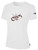 CHAOS FC BASICS TEE SHIRT CENTER CHEST: CHAOS FC CREST WHITE BLACK