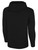 CHAOS FC BASICS ZIP HOODIE LEFT CHEST: CHAOS FC CREST BLACK WHITE