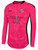 CHAOS FC PITCH STAR LS MATCH JERSEY NEON PINK BLACK