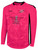 CHAOS FC PITCH STAR LS MATCH JERSEY NEON PINK BLACK