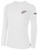 CHAOS FC BASICS LONG SLEEVE TEE SHIRT LEFT CHEST: CHAOS FC CREST WHITE BLACK