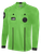 OFFICIAL REFEREE V-NECK LONG SLEEVE JERSEY GREEN BLACK - OCL