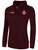 REFEREE BASICS FLEECE ZIP UP MAROON WHITE - OCL