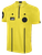 OFFICIAL REFEREE SHORT SLEEVE JERSEY- REFEREE WITH ZIPPER REFEREE YELLOW BLACK - OCL