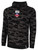 REFEREE LIFESTYLE FRENCH TERRY CAMO PULLOVER HOODIE BLACK COMBO WHITE - OCL