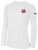 REFEREE BASICS COTTON LONG SLEEVE TEE SHIRT WHITE BLACK - OCL