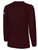 REFEREE BASICS COTTON LONG SLEEVE TEE SHIRT MAROON WHITE - OCL