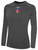 REFEREE BASICS CREW NECK LONG SLEEVE POLY TEE DARK HEATHER GREY - OCL