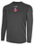 REFEREE BASICS CREW NECK LONG SLEEVE POLY TEE DARK HEATHER GREY - OCL
