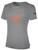 EVOLUTION SC BASICS COTTON SHORT SLEEVE T-SHIRT CROWN *CREST ON WEARERS CENTER CHEST LIGHT HEATHER GREY BLACK
