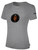EVOLUTION SC BASICS COTTON SHORT SLEEVE T-SHIRT WITH LARGE CREST *CREST ON WEARERS CENTER CHEST LIGHT HEATHER GREY BLACK