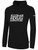 TSS ROVERS BASICS FLEECE HOODIE CREST ON WEARERS CENTER CHEST BLACK WHITE
