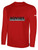 TSS ROVERS BASICS LONG SLEEVE TEE SHIRT CREST ON WEARERS CENTER CHEST RED WHITE