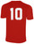 KC LEGENDS BASICS II  TRAINING JERSEY RED WHITE -KIT