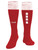 KC LEGENDS CS MARBLE MATCH SOCKS RED WHITE -KIT