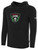 KC LEGENDS BASICS FLEECE HOODIE LARGE CREST ON CENTER CHEST BLACK WHITE