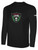 KC LEGENDS BASICS LONG SLEEVE TEE SHIRT LARGE CREST ON CENTER CHEST BLACK WHITE