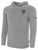 LEGENDS SC MAGIC CITY BASICS FLEECE HOODIE SMALL CREST ON LEFT CHEST LIGHT HEATHER GREY BLACK
