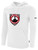 UTAH GLORY BASICS FLEECE HOODIE CREST ON WEARERS CENTER CHEST WHITE BLACK