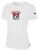 HOBE SOUND SC BASICS TEE SHIRT LARGE CREST ON CENTER CHEST WHITE BLACK