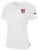 HOBE SOUND SC BASICS TEE SHIRT SMALL CREST ON LEFT CHEST WHITE BLACK
